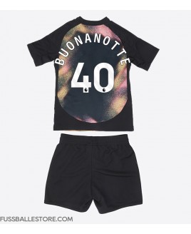 Günstige Leicester City Facundo Buonanotte #40 Auswärts Trikotsatzt Kinder 2024-25 Kurzarm (+ Kurze Hosen)